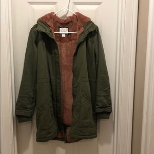 Old Navy faux fur lined utility parka